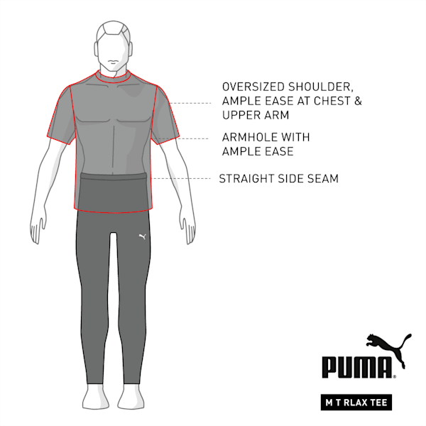 NU-TILITY Graphic Relaxed Fit Men's T-Shirt, Puma Black