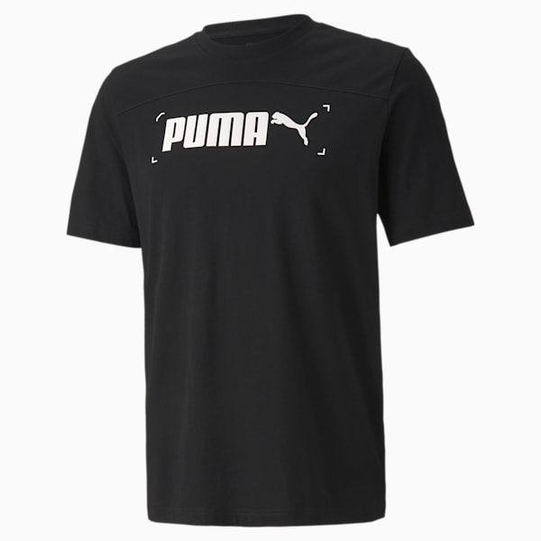 NU-TILITY Graphic Relaxed Fit Men's T-Shirt, Puma Black