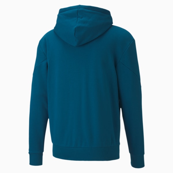 Rebel Men's Full Zip Hoodie, Digi-blue, extralarge