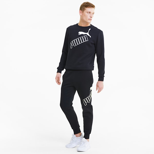 Big Logo Men's Sweatpants, Puma Black, extralarge