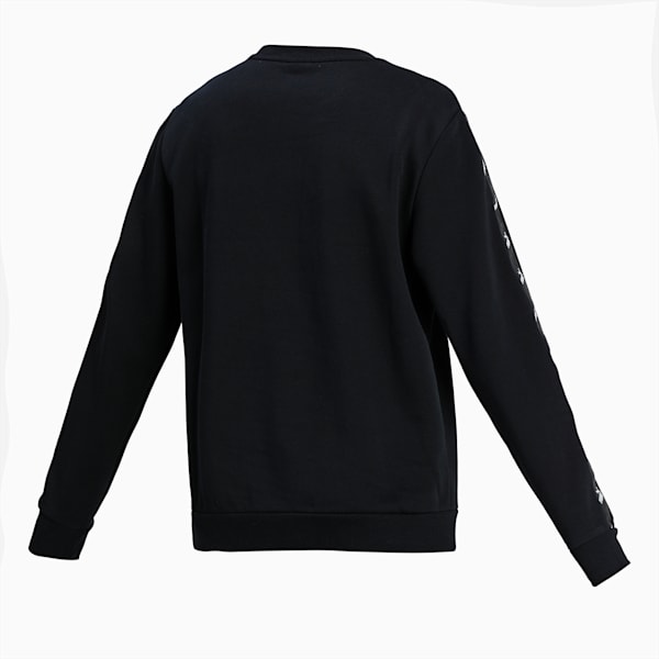Amplified Crew Neck Men’s Sweatshirt, Puma Black, extralarge-IND