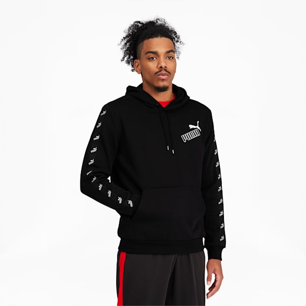 Amplified Men's Hoodie, Puma Black, extralarge