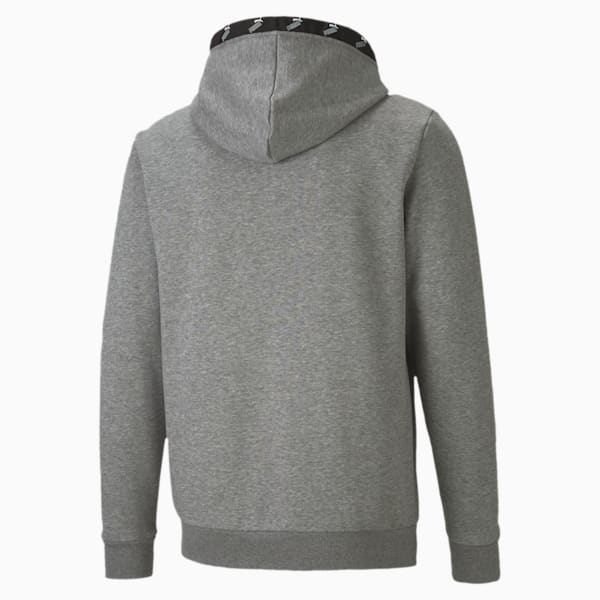 Amplified Men's Full Zip Hoodie, Medium Gray Heather, extralarge