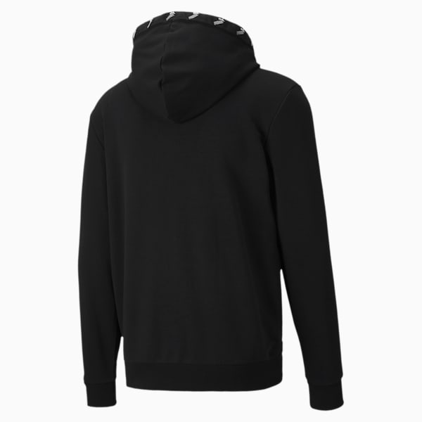 Amplified Full-Zip Men's Hoodie, Puma Black, extralarge-IND
