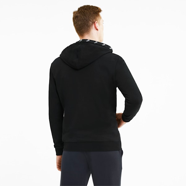 Amplified Full-Zip Men's Hoodie, Puma Black, extralarge-IND