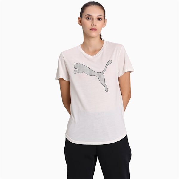 Evostripe Relaxed Fit Women’s T-Shirt, Vaporous Gray, extralarge-IND