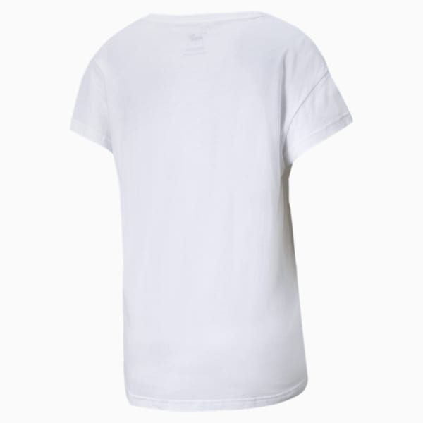 Modern Sports Graphic Relaxed Fit Women’s T-Shirt, Puma White, extralarge-IND