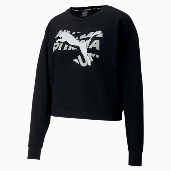 Modern Sports dryCELL Women's Sweatshirt, Puma Black, extralarge-IND