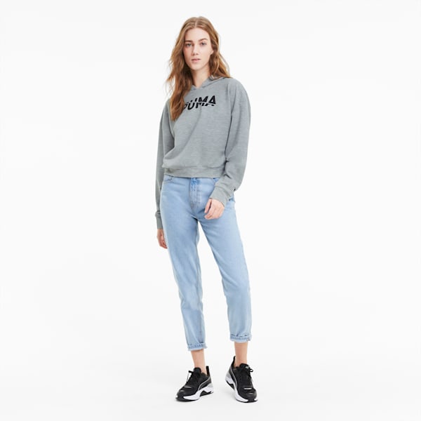 Modern Sports dryCELL Women’s Hoodie, Light Gray Heather, extralarge-IND