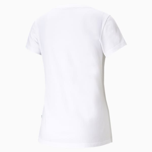 Rebel Graphic Women's T-Shirt, Puma White-Puma Black, extralarge-AUS