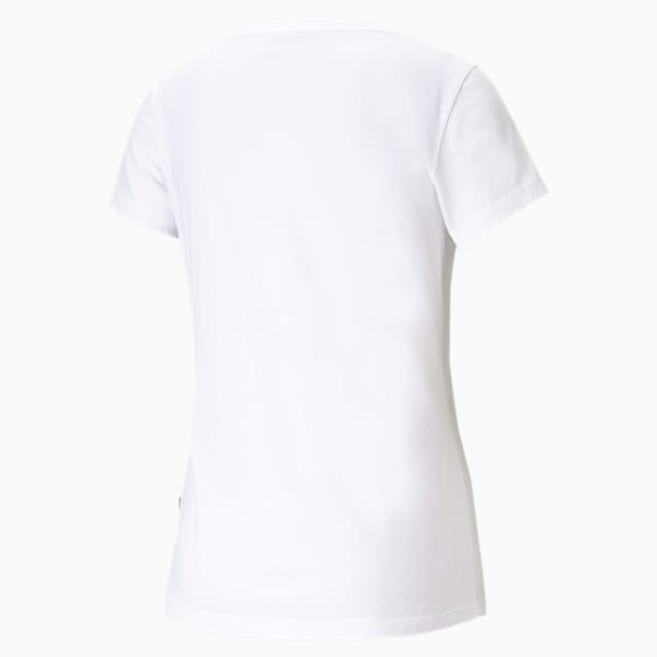 Rebel Graphic Women's T-Shirt, Puma White-Puma Black, extralarge-IND