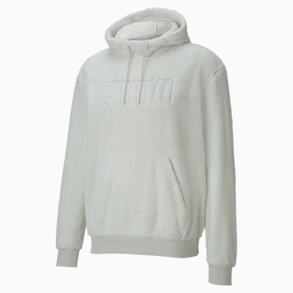 Grey and white puma hoodie shop
