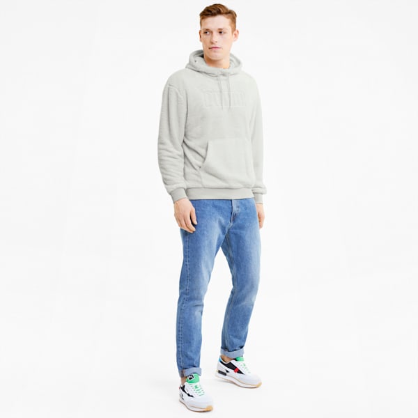 Modern Basics Men's Hoodie, Vaporous Gray, extralarge