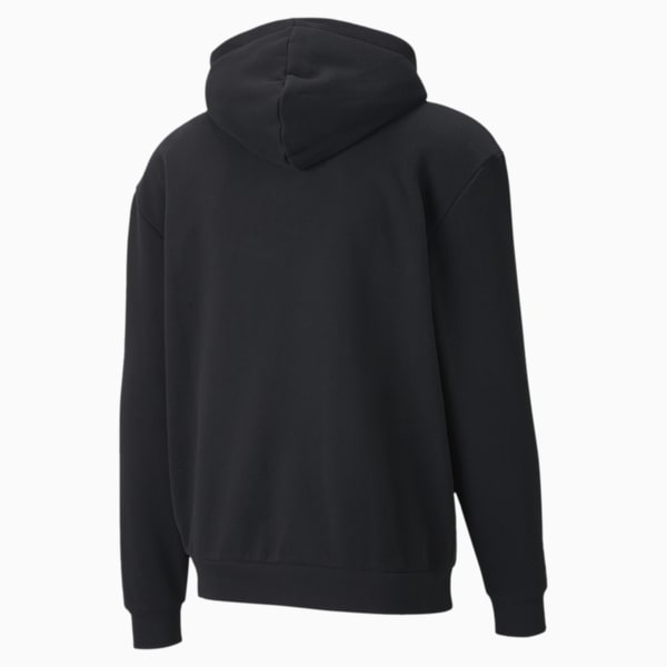 Modern Basics Full-Zip Men's Hoodie, Puma Black, extralarge-IND