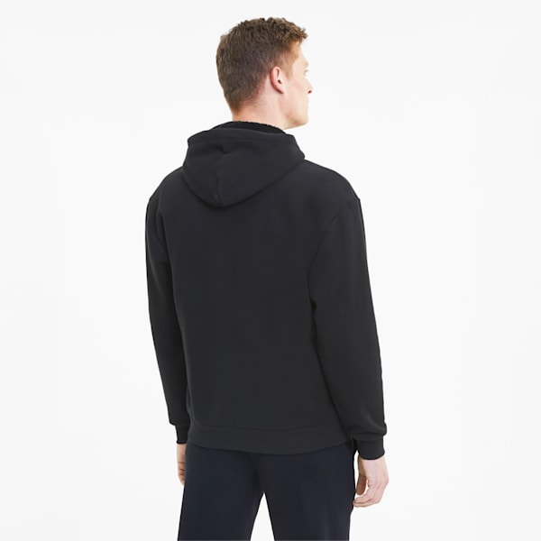 Modern Basics Full-Zip Men's Hoodie, Puma Black, extralarge-IND