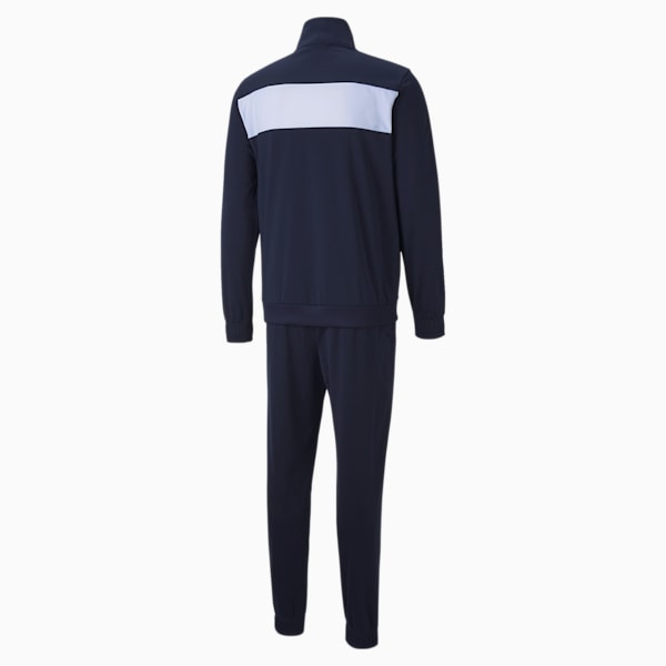 Techstripe Tricot Regular Fit Men's Tracksuit, Peacoat, extralarge-IND