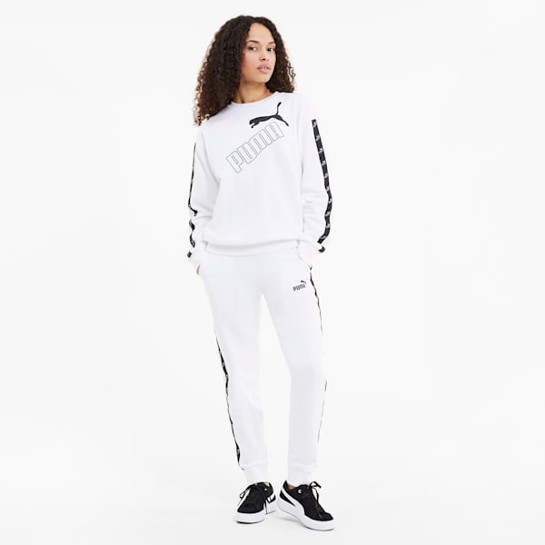 Amplified Women's Track Pants, Puma White, extralarge