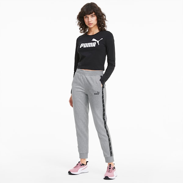 Amplified Women's Track Pants, Light Gray Heather, extralarge