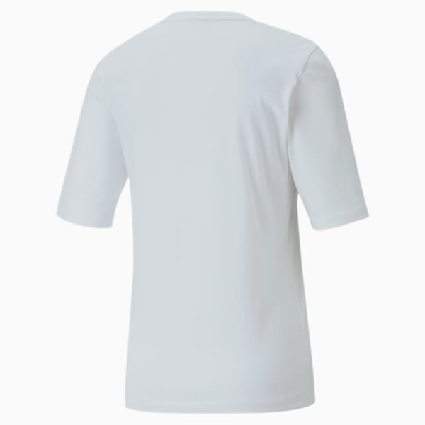 Modern Short Sleeve Regular Fit Women’s T-Shirt, Puma White, extralarge-IND