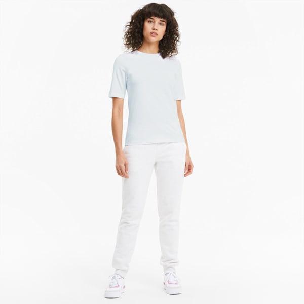 Modern Short Sleeve Regular Fit Women’s T-Shirt, Puma White, extralarge-IND