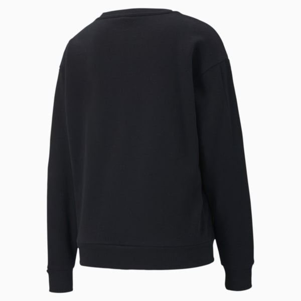 Modern Basics Crew Women's Sweat Shirt, Puma Black, extralarge-IND