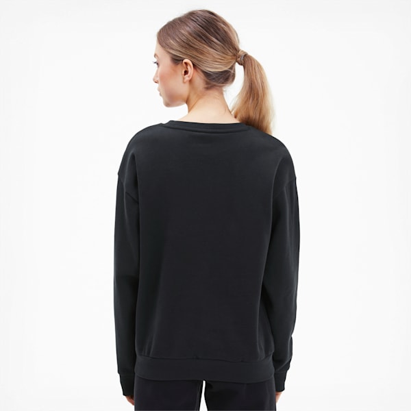 Modern Basics Crew Women's Sweat Shirt, Puma Black, extralarge-IND