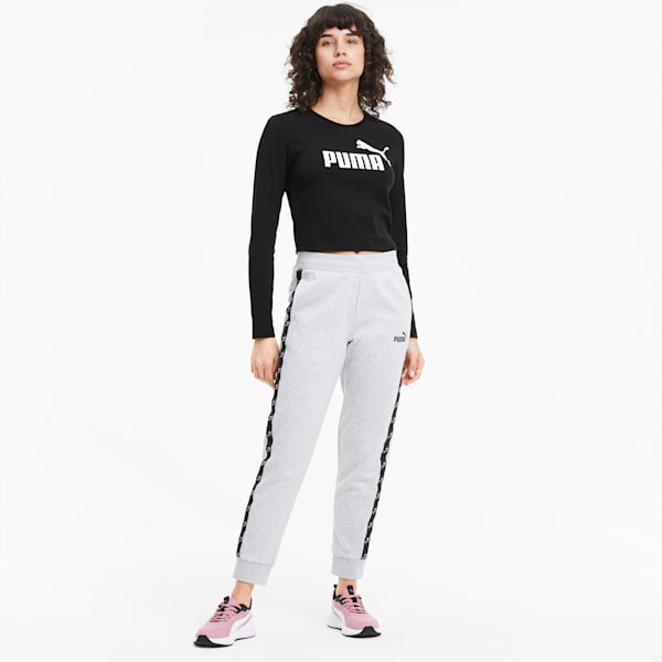 Essentials+ Women's Fitted Tee, Puma Black, extralarge