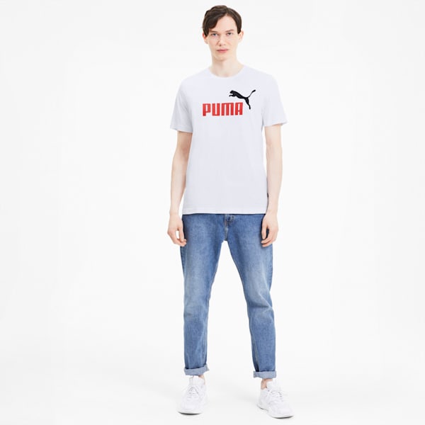 Essentials Men’s T-Shirt, Puma White, extralarge-IND
