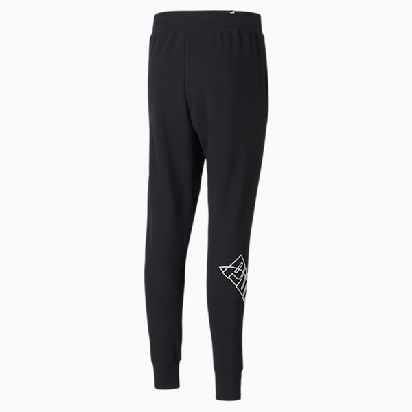 Rebel Bold Knitted Men's Pants, Puma Black, extralarge-IND