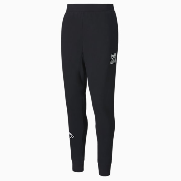 Rebel Bold Knitted Men's Pants, Puma Black, extralarge-IND