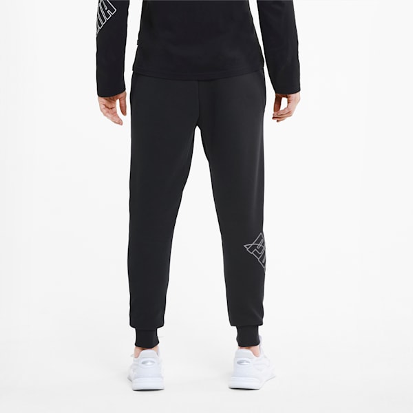 Rebel Bold Knitted Men's Pants, Puma Black, extralarge-IND