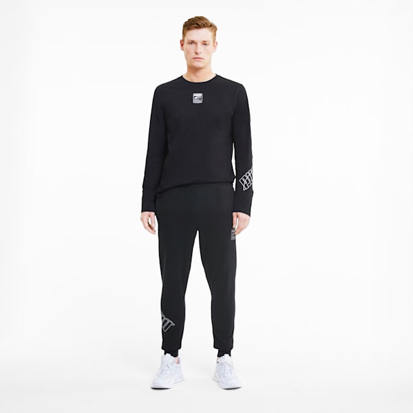 Rebel Bold Knitted Men's Pants, Puma Black, extralarge-IND