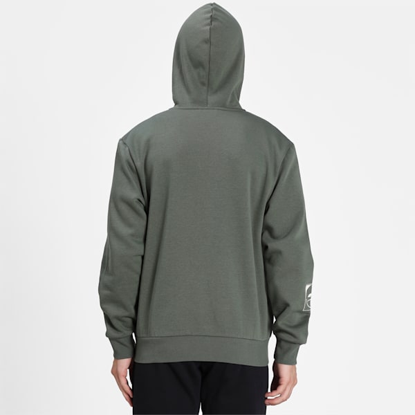 Rebel Men's Full Zip Hoodie, Thyme, extralarge