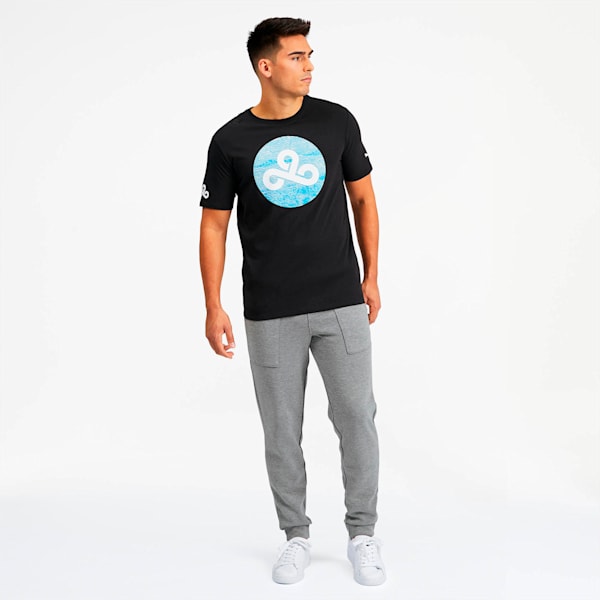 PUMA x CLOUD9 Wavy Clouds Tee, Puma Black, extralarge