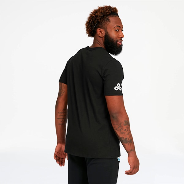 PUMA x CLOUD9 End of the Line Tee, Puma Black-Hawaiian Ocean, extralarge