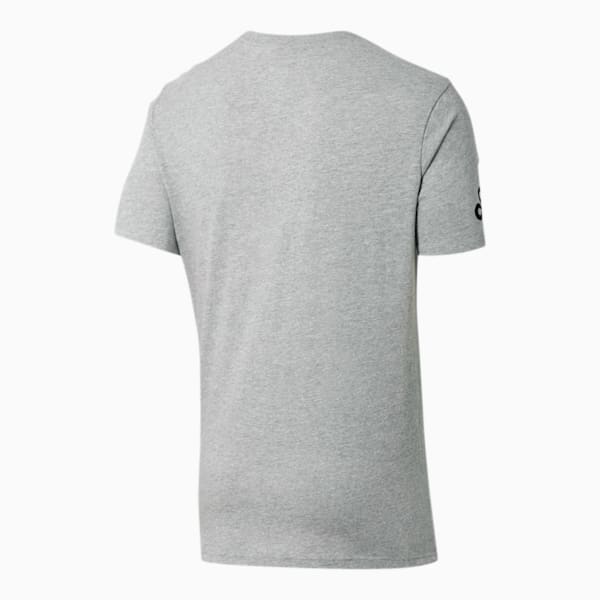 PUMA x CLOUD9 End of the Line Tee, Gray Heather-Hawaiian Ocean, extralarge
