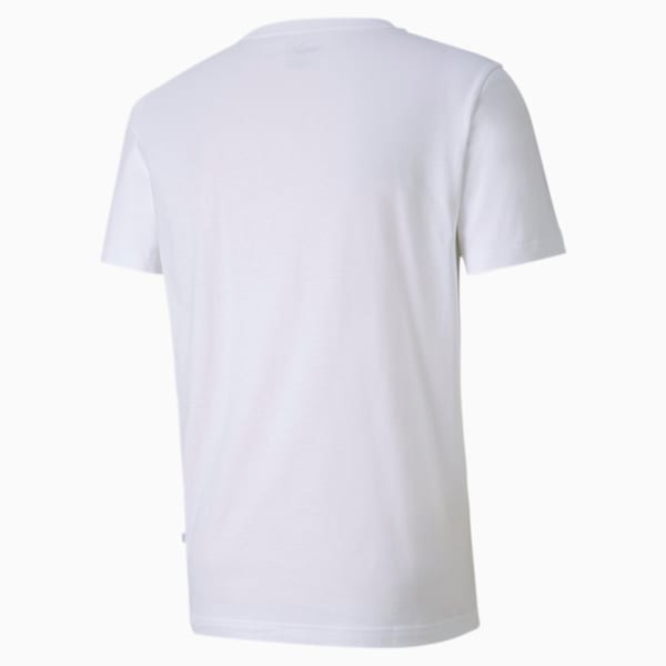 Celebration Men's Graphic Tee, Puma White-Stripe, extralarge