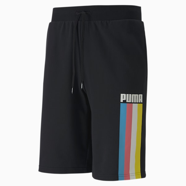 Celebration Men's Shorts, Cotton Black, extralarge