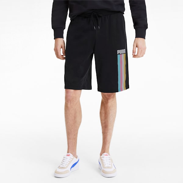 Celebration Men's Shorts, Cotton Black, extralarge