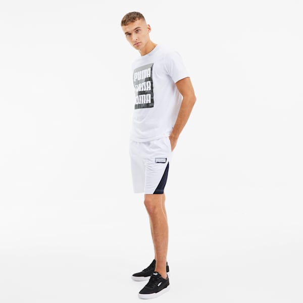 Summer Print Men's Graphic Tee, Puma White, extralarge