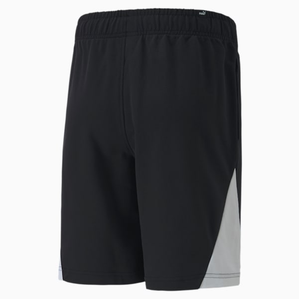 Summer Print Men's Shorts, Cotton Black, extralarge