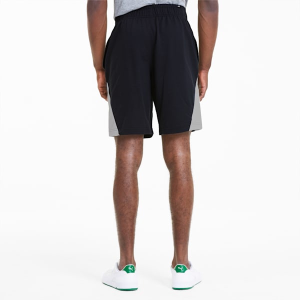Summer Print Men's Shorts, Cotton Black, extralarge