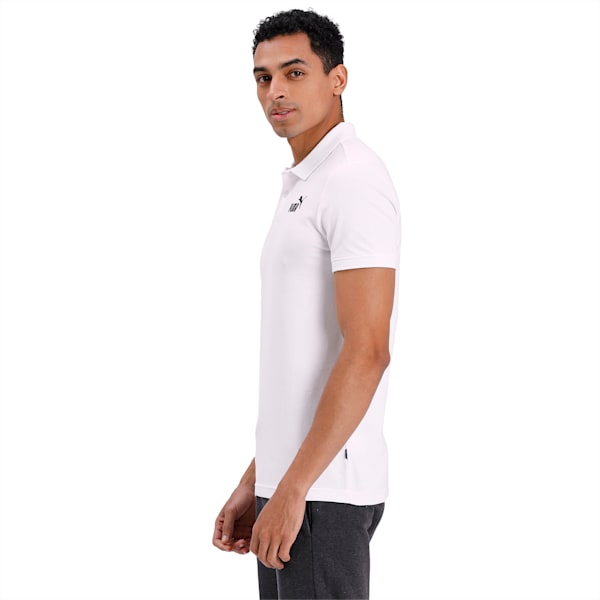 Essential Pique Men's Polo, Puma White, extralarge-IND