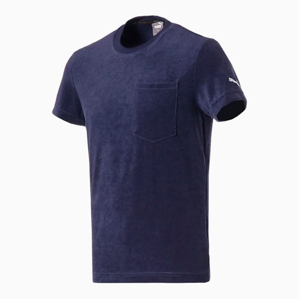 パイル 半袖 Tシャツ, Peacoat, extralarge-JPN
