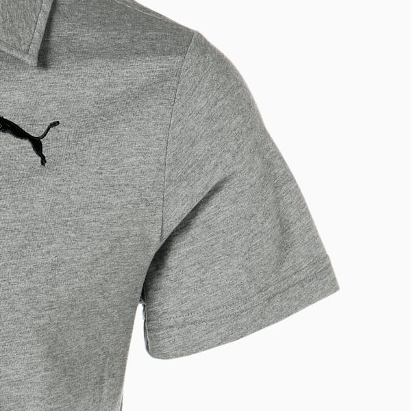 メンズ スキッパー ポロシャツ, Medium Gray Heather, extralarge-JPN