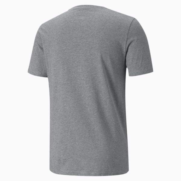 PUMA Brand Regular Fit Men's T-Shirt, Medium Gray Heather, extralarge-IND