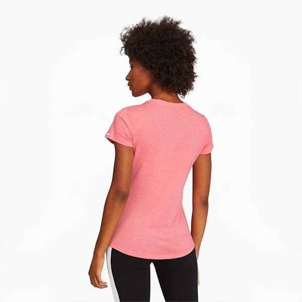 Athletic Outline Women's Tee, Salmon Rose Heather, extralarge