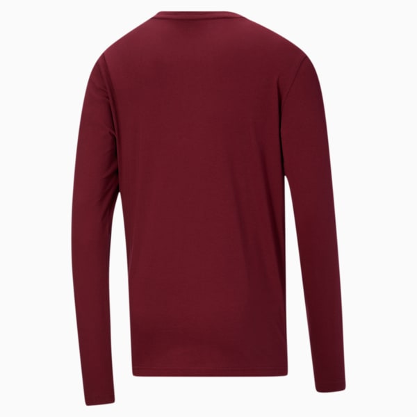 Multi Men's Long Sleeve Tee, Cordovan, extralarge