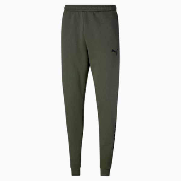 PUMA Men's Fleece Joggers, Thyme, extralarge