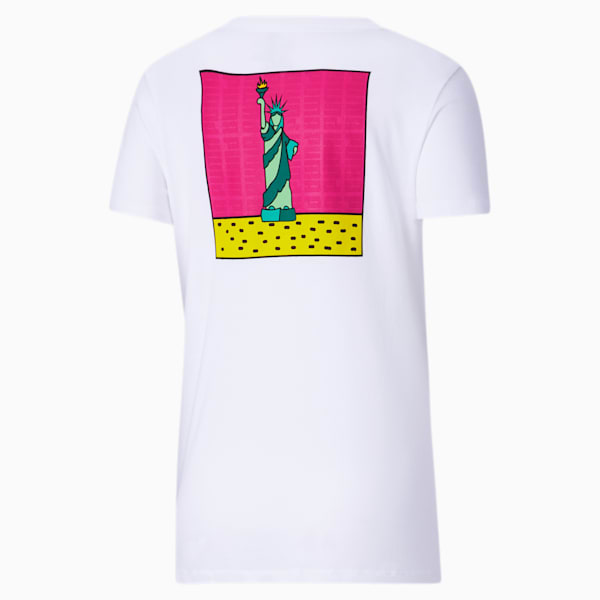 NYC Statue Women's Tee, Puma White, extralarge